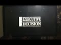 Closing To Executive Decision 1996 VHS