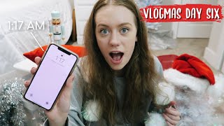 VLOGMAS DAY 6: decorating my room at 1AM! + tree lighting