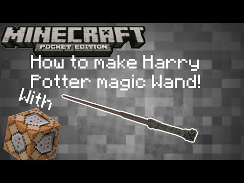 ✓how to make Harry Potter magic Wand in Minecraft! command block