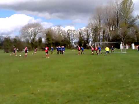 Edenderry  Town FC 3rd Team v Killa Villa , Winning goal . Colin Mc Cormack free kick..