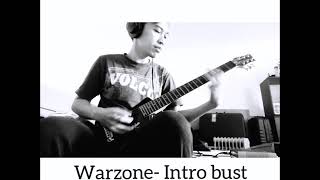 warzone - intro bust (guitar cover)