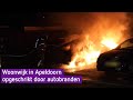 Woonwijk in Apeldoorn opgeschrikt door autobranden