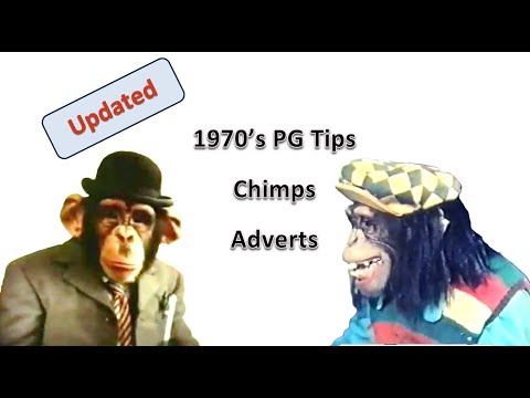 (1970s) PG Tips Chimps Tea Advert Compilation