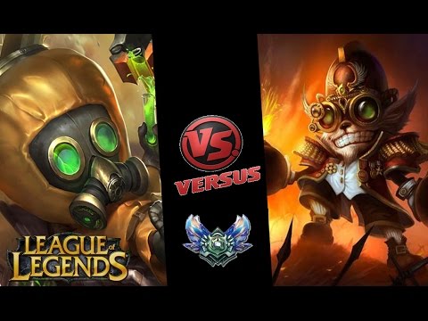 League of Legends - DIAMOND RANKED - HEIMERDINGER VS ZIGGS MIDLANE!