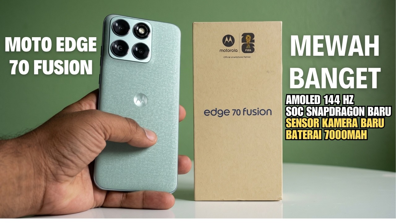 YANG INI WAJIB DITUNGGUIN‼️MOTOROLA EDGE 70 FUSION EMANG SEGAHAR ITU