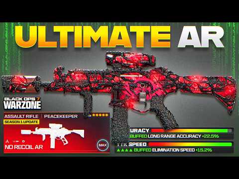 this *NEW* PEACEKEEPER is the BEST AR META LOADOUT in BO7 WARZONE! (Best COD Warzone Meta Loadout)