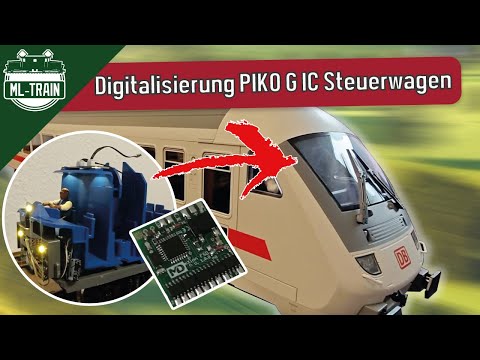 Schritt-für-Schritt Digitalisierung: PIKO G IC Steuerwagen 37676 mit FSD und Pufferkondensator
