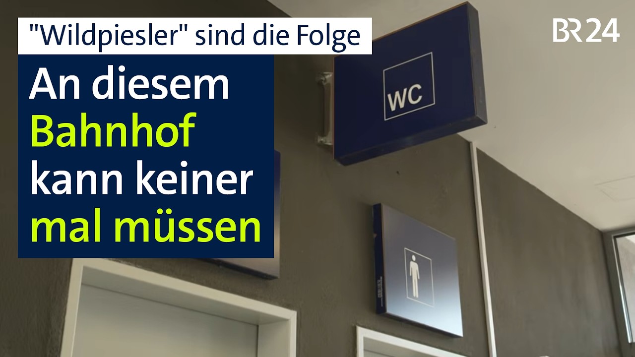 Fahrgästen stinkt's: Bahnhof seit Jahren ohne WC | Abendschau | BR24