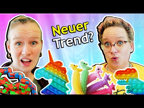 FIDGET TOYS?! NEUER MEGA TREND! XXL TEST mit KATHI & EVA