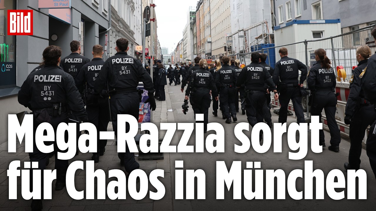 MÜNCHEN: Mega-Razzia mit 500 Polizisten vor dem Spiel des FC Bayern München