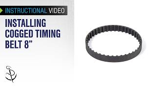 Replacing Cogged Timing Belt 8" on Sailrite Ultrafeed Sewing Machine