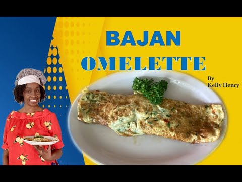 How to make a BAJAN OMELETTE by Kelly Henry #Bajanfoodie #eggs #caribbeanfood