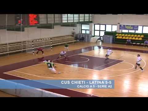 Calcio a 5, Serie A2. Cus Chieti - Latina 5-5