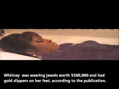 "UPCLOSE" National Enquirer - Whitney Houston photo in open Casket