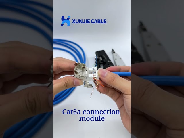 Vídeo relacionado con Leikurvo Acoplamiento RJ45 CAT6a Keystone Módulo 10 Unidades 10 Gbit/s Módulo Acoplador de Red Conector Blindado Keystone Jack, RJ45 Hembra para Extensión Ethernet Cable