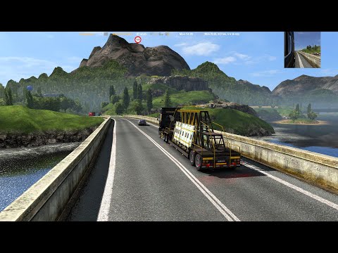 ETS2 1.35 Promods2.41 | Zagreb [HR] - Ulm [DE] This mountain route has a great view!!