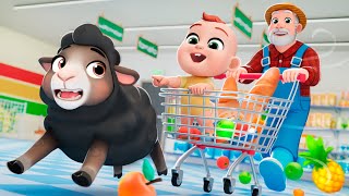 Baa Baa Black Sheep Grocery Store | Lalafun Nursery Rhymes &amp; Kids Songs