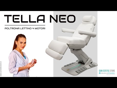 Tella poltrona lettino elettrica professionale 4 motori massaggi estetica  EB+