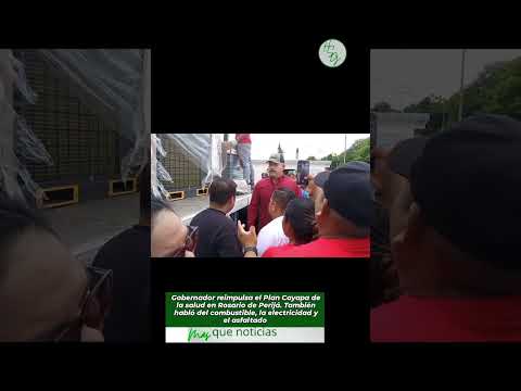 Gobernador del Zulia Luis Caldera reactiva el Plan Cayapa de la salud en el Rosario de Perijá