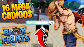 SAIU!! 16 MEGA CÓDIGOS *FUNCIONANDO* PARA o UPDATE 17 do BLOX FRUITS (JANEIRO DE 2022) - GG Games