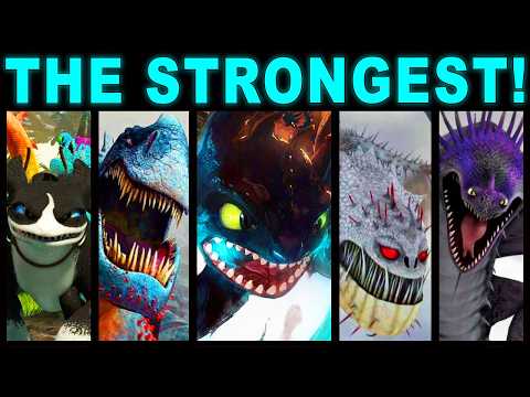 The 25 Strongest Dragons In How To Train Your Dragon!