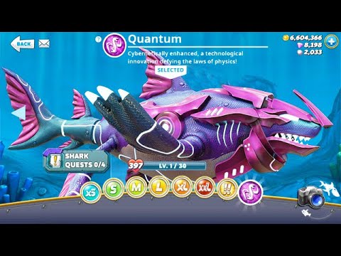 NEW APEX QUANTUM SHARK UNLOCKED (HUNGRY SHARK WORLD)