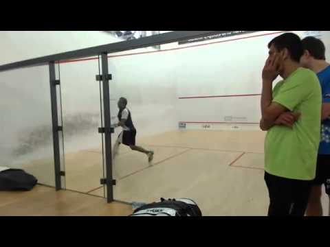 SQUASH. Player disqualified for 4 months for this