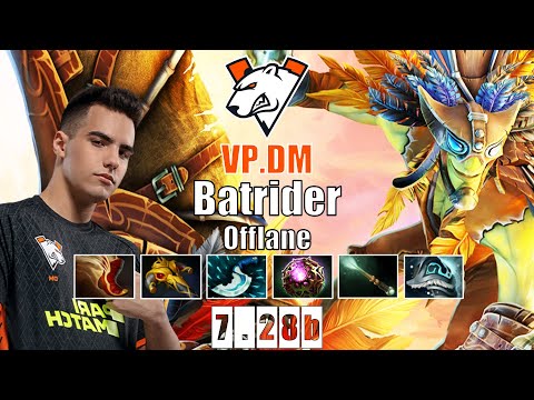 Batrider Offlane | VP.DM | OMG LASSO IS TOO OP | 7.28b Gameplay Highlights