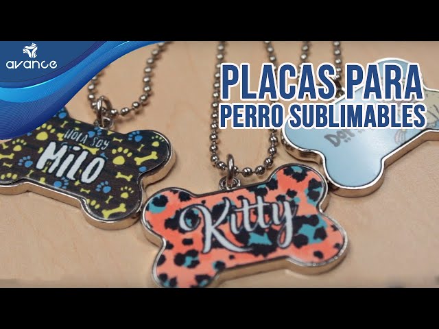 Vídeo relacionado con Placa de identificación personalizada para perro, de acero inoxidable plateado con grabado personalizado para perros y gatos, grabado profundo de doble cara, duradera y elegante (plata, grande: 30 mm)