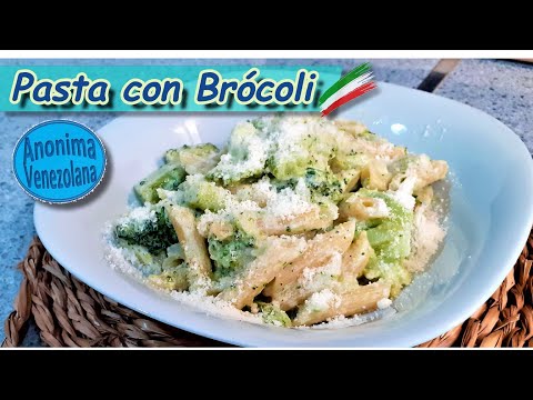 COMO HACER PASTA CON BROCOLI - Pasta con Broccoli - Pasta cremosa con brócoli