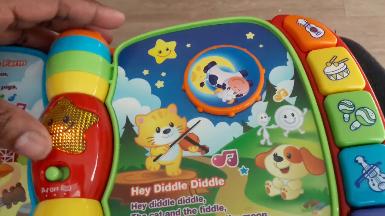 Watch video VTECH Musical Rhymes book for ages 3 to 24 monthls Now VTECH Musical Rhymes book for ages 3 to 24 monthls