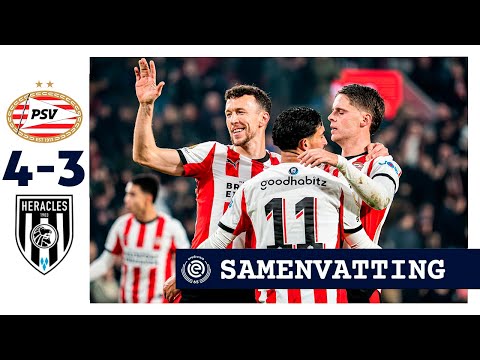 Résumé du match PSV Eindhoven - Heracles 4-3 | Eredivisie 2025 | heracles psv