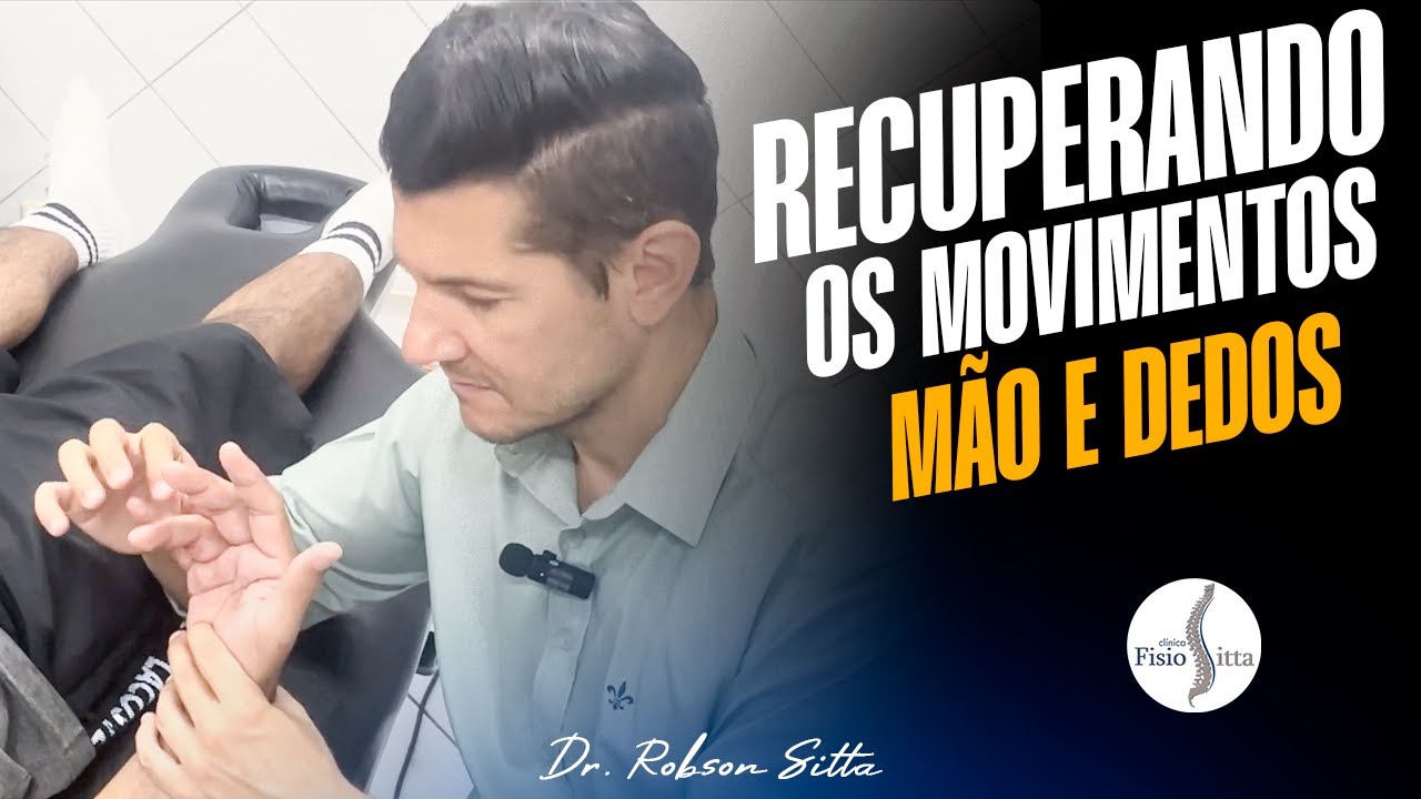 FRATURA da MÃO 🖐️ e LIMITAÇÃO dos MOVIMENTOS dos DEDOS FISIOTERAPIA MANUAL - Dr. Robson Sitta