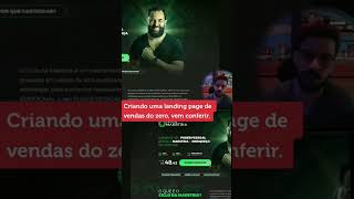 Página de Vendas do Wendell Carvalho | Mobile First, Responsivo #shorts