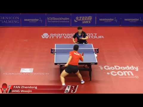 2017 Swedish Open (MS-R32) FAN Zhendong Vs JANG Woojin [Full Match/720p]