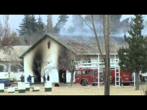 Incendio en el Batallón de Ingenieros de Montaña Nº 6 de Neuquén