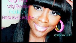 Virgin Hair Wig Review | made by BeautyCutright♡