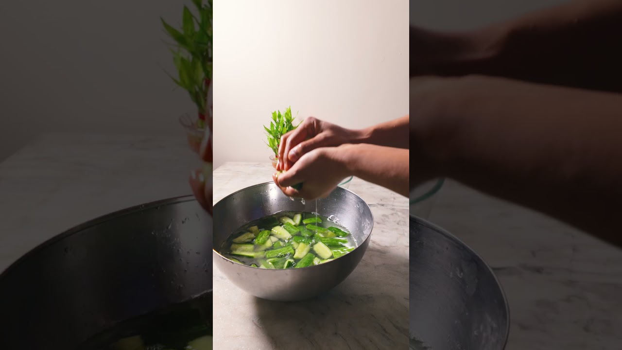 Transform Your Cucumbers into a Spicy Korean Masterpiece! 🥒 | Cucumber Kimchi Recipe (Vegan)