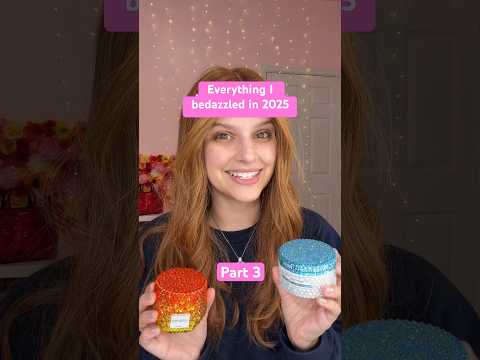 Everything I bedazzled as a rhinestone artist in 2025 (March)