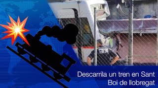 🚂💥CHOQUE a de TRENES a en SANT BOI DE LLOBREGAT🚂💥