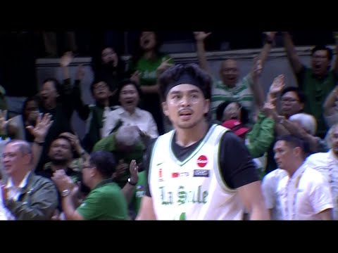 Jacob Cortez DRILLS HUGE TRIPLE for DLSU vs NU in 3Q | UAAP Season 88 Men’s Basketball