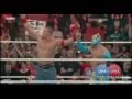 Sin Cara Y Jhon Cena Vs The Miz Alex Riley RAW 18 ABRIL 2011