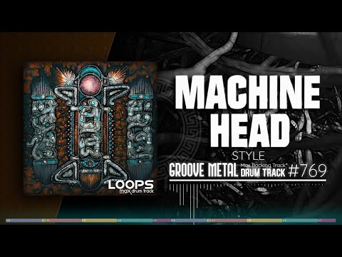 Groove Metal Drum Track / Machine Head Style / 85 bpm