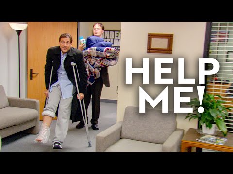 Michael Burns his Foot... | The Office | Disaster TV