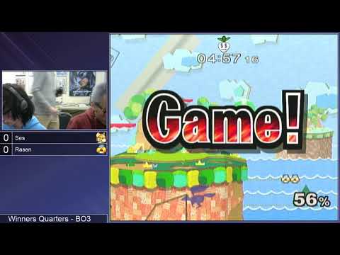 SSS 11.4 SSBM - Ses (Fox) vs. Rasen (Sheik) - Melee WQF