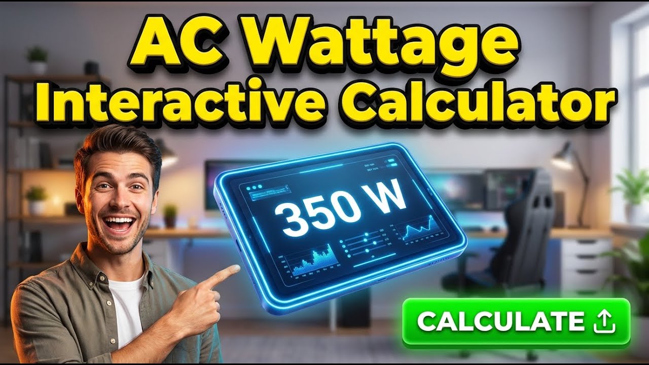AC Wattage Interactive Calculator