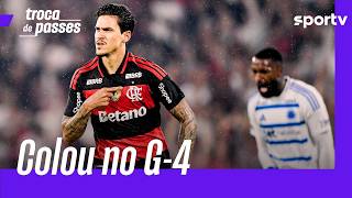 FLAMENGO VENCE O CRUZEIRO NO MARACANÃ COM GOLS DE PEDRO E CARRASCAL | TROCA DE PASSES | sportv