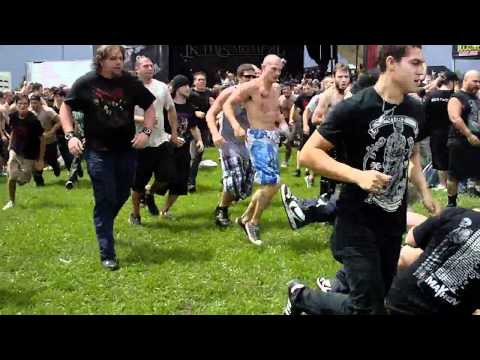 In This Moment Circle Pit Mayhem Festival 2010 Tampa Fl