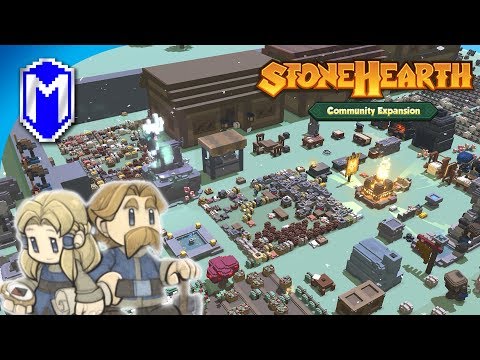 Building A Storage Warehouse And Expanding The Mine - Let's Play Stonehearth ACE Mod Gameplay Ep 16