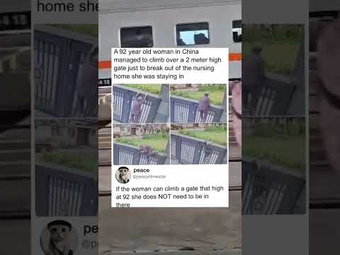 She broke out of a nursing home at 92 years old